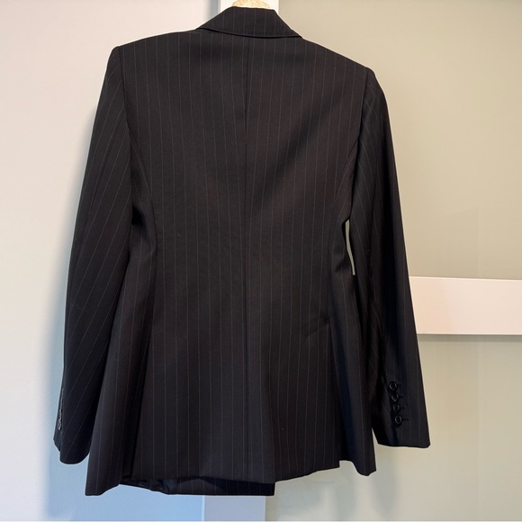 MAX MARA Zinco double-breasted pinstriped wool-twill blazer - Picture 4 of 9